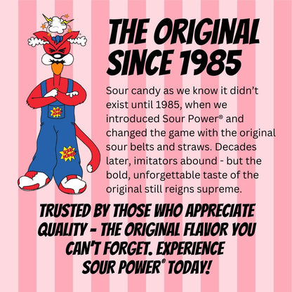 Sour Power - Wild Cherry Straws (24 Pack)