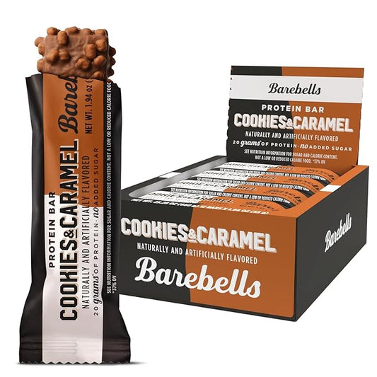 Barebells Protein Bar - Cookies & Caramel - 20g Protein (12 Bars)