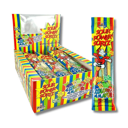 Sour Power - Sortz 4 Flavor Straws (24 Pack)