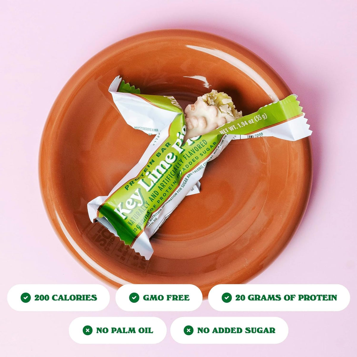 Barebells Protein Bar - Key Lime Pie - 20g Protein (12 Bars)