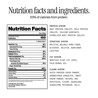 David Bronze High Protein Bars - Double Chocolate Crunch (12 Bars)