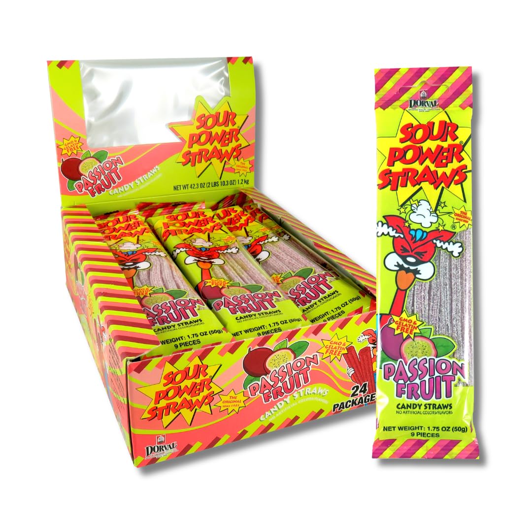 Sour Power Straws