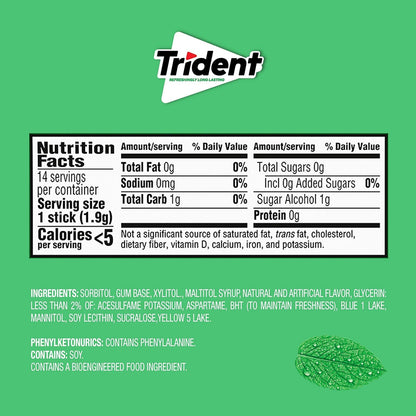 Trident Spearmint (12 - Pack)
