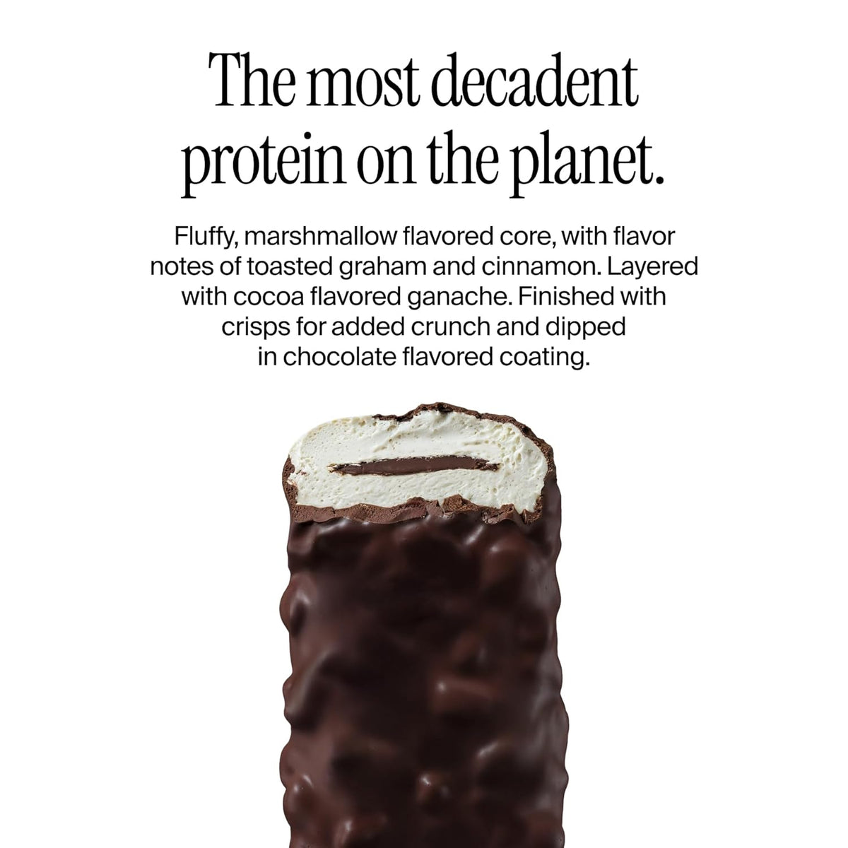 David Bronze High Protein Bars - S'mores Chocolate Crunch (12 Bars)