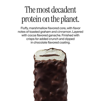David Bronze High Protein Bars - S'mores Chocolate Crunch (12 Bars)