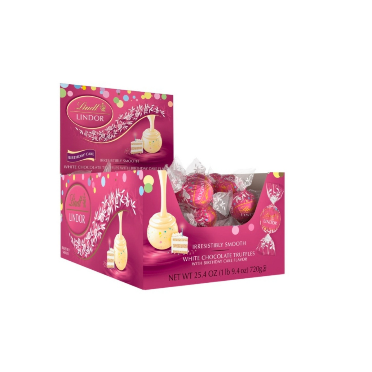 Lindt Lindor Truffles Birthday Cake, 60ct