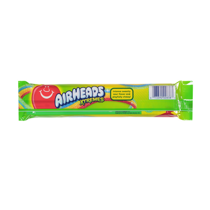 Airheads Xtreme Sour Belts Candy, – 2 oz