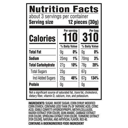 Sour Patch Kids Glow Ups Strawberry-Watermelon Soft & Chewy Candy – 3.08 oz Bags (12 Pack)