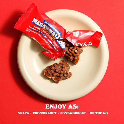 Barebells Soft Protein Bar - Marshmallow Peanut Road - 16g Protein (12 Bars)