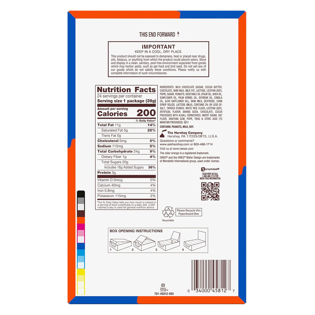 REESE'S OREO Peanut Butter Cups – 1.4 oz (24 Pack)