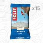 CLIF BAR - Energy Protein Bars - Chocolate Chip (15 Pack)