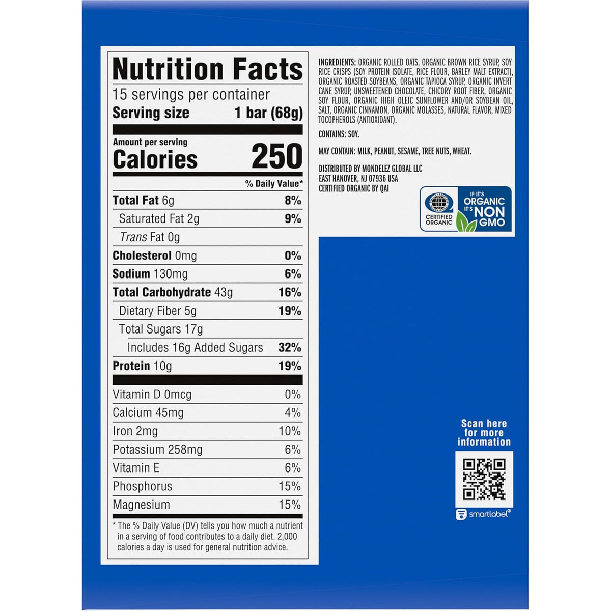 CLIF BAR - Energy Protein Bars - Chocolate Chip (15 Pack)