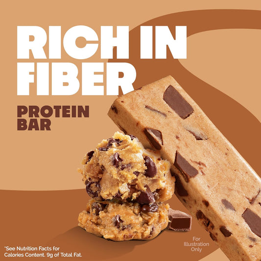 Quest Chocolate Chip Cookie Dough Protein Bars – High Protein, Low Carb Bars (12 Count)