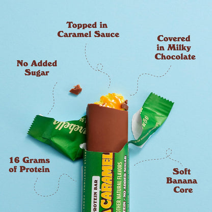 Barebells Soft Protein Bar - Banana Caramel - 16g Protein (12 Bars)