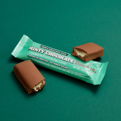 Barebells Soft Protein Bar - Minty Chocolate - 16g Protein (12 Count)