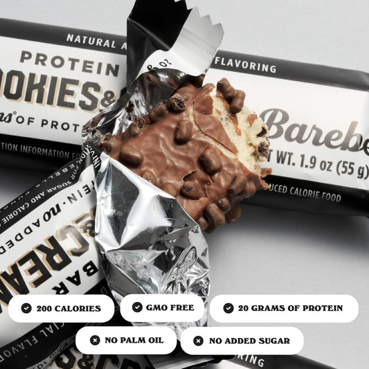 Barebells Protein Bar - Cookies & Cream - 20g Protein (12 Bars)