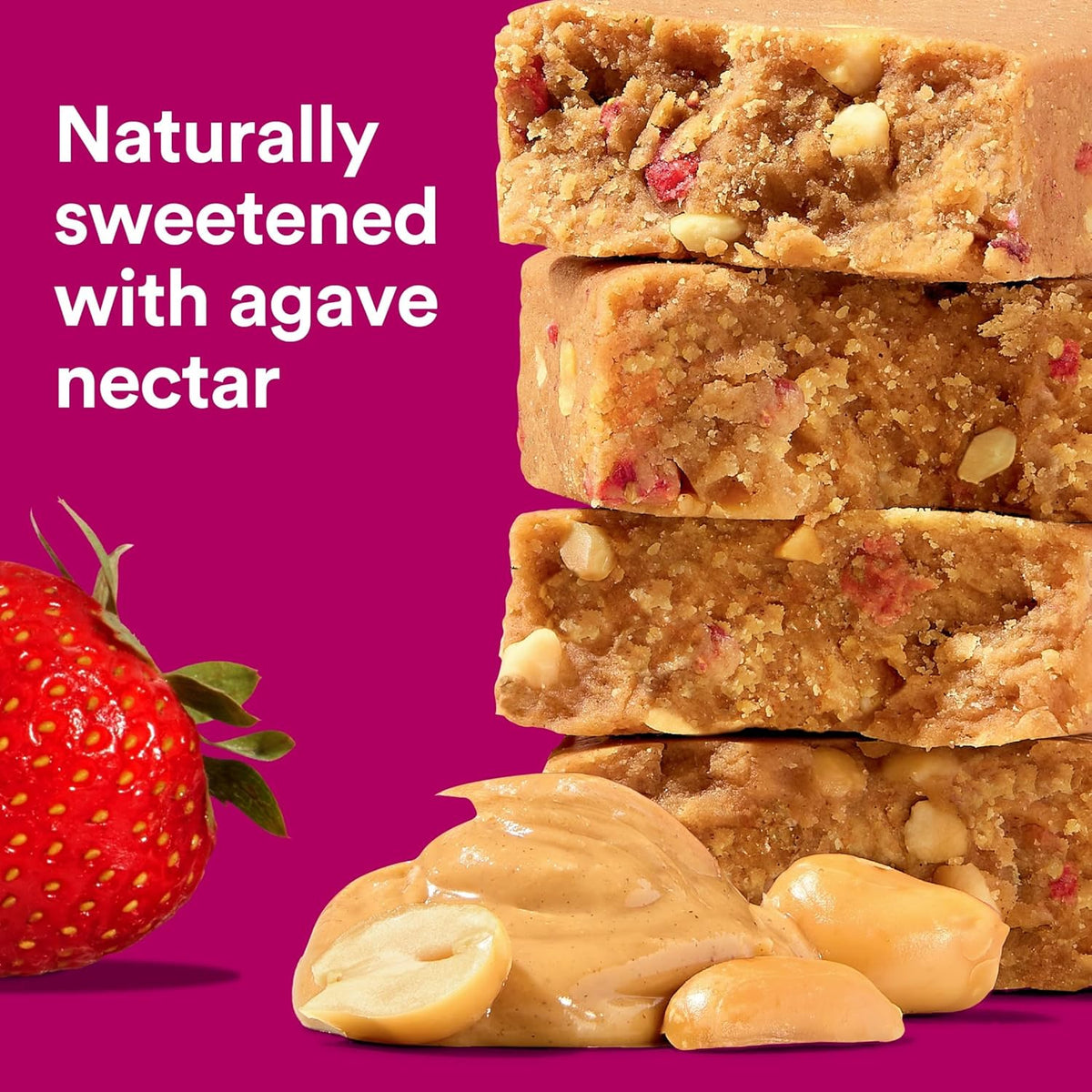 RXBAR HIGH PROTEIN Bars – Strawberry Peanut Butter (12 Bars)