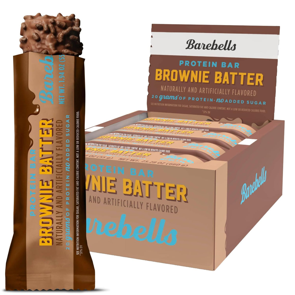 Barebells Protein Bars – Brownie Batter (12 Bars)