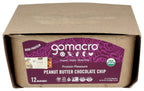 GoMacro MacroBar Peanut Butter Chocolate Chip – Organic Vegan Protein Bars (12 Bars)