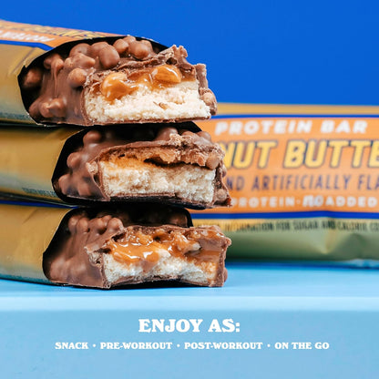 Barebells Protein Bar - Peanut Butter - 20g Protein (12 Bars)