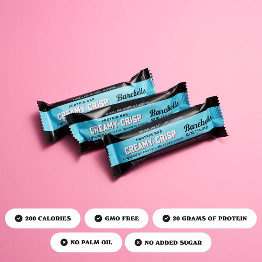 Barebells Protein Bar - Creamy Crisp - 20g Protein (12 Bars)