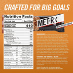 MET-Rx Big 100 Peanut Butter Pretzel – High Protein Bars (9 Bars)