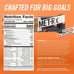 MET-Rx Big 100 Vanilla Caramel Churro – High Protein Bars (9 Bars)