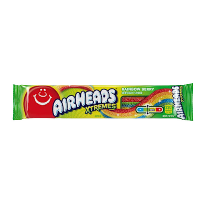 Airheads Xtreme Sour Belts Candy, – 2 oz