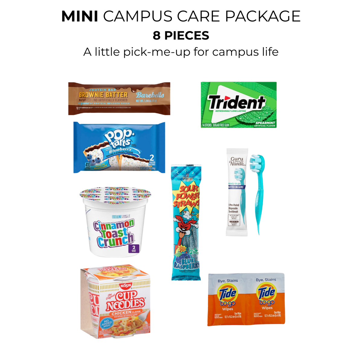 College Student Care Package – Snacks & Dorm Essentials