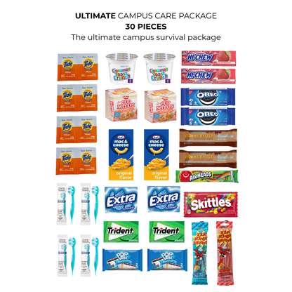 College Student Care Package – Snacks & Dorm Essentials