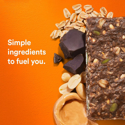 RXBAR Nut Butter & Oat Protein Bars – Dark Chocolate Peanut Butter (12 Bars, 23.2oz)