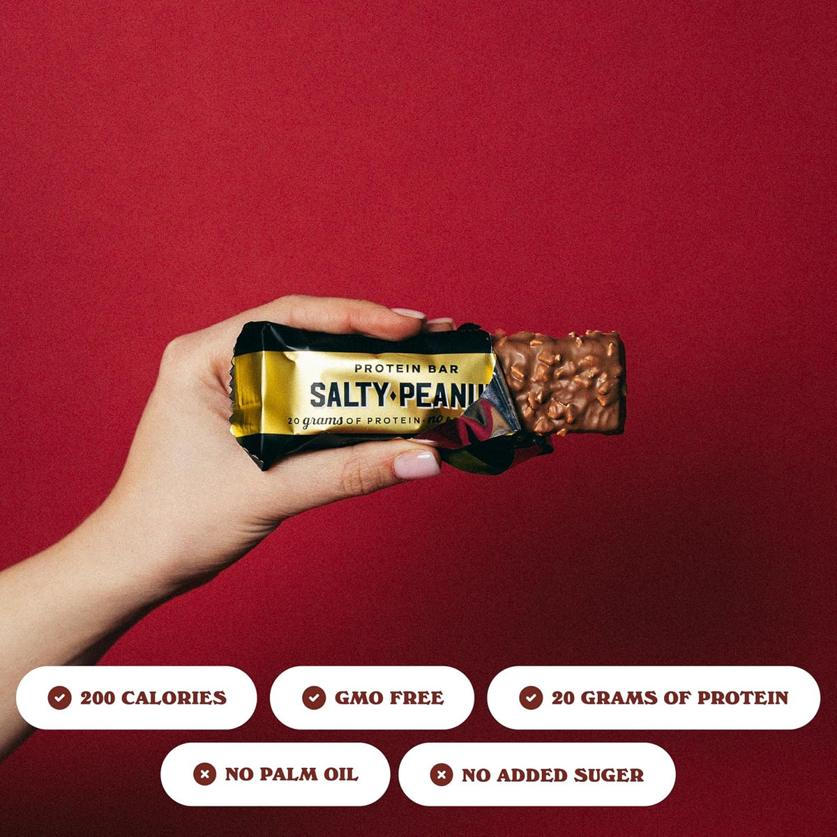 Barebells Protein Bar - Salty Peanut - 20g Protein (12 Bars)