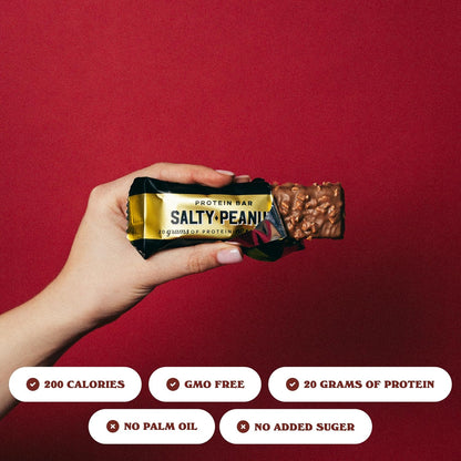 Barebells Protein Bar - Salty Peanut - 20g Protein (12 Bars)