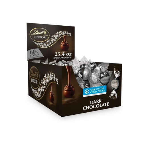 Lindt Lindor Truffles Extra Dark Chocolate, 60ct