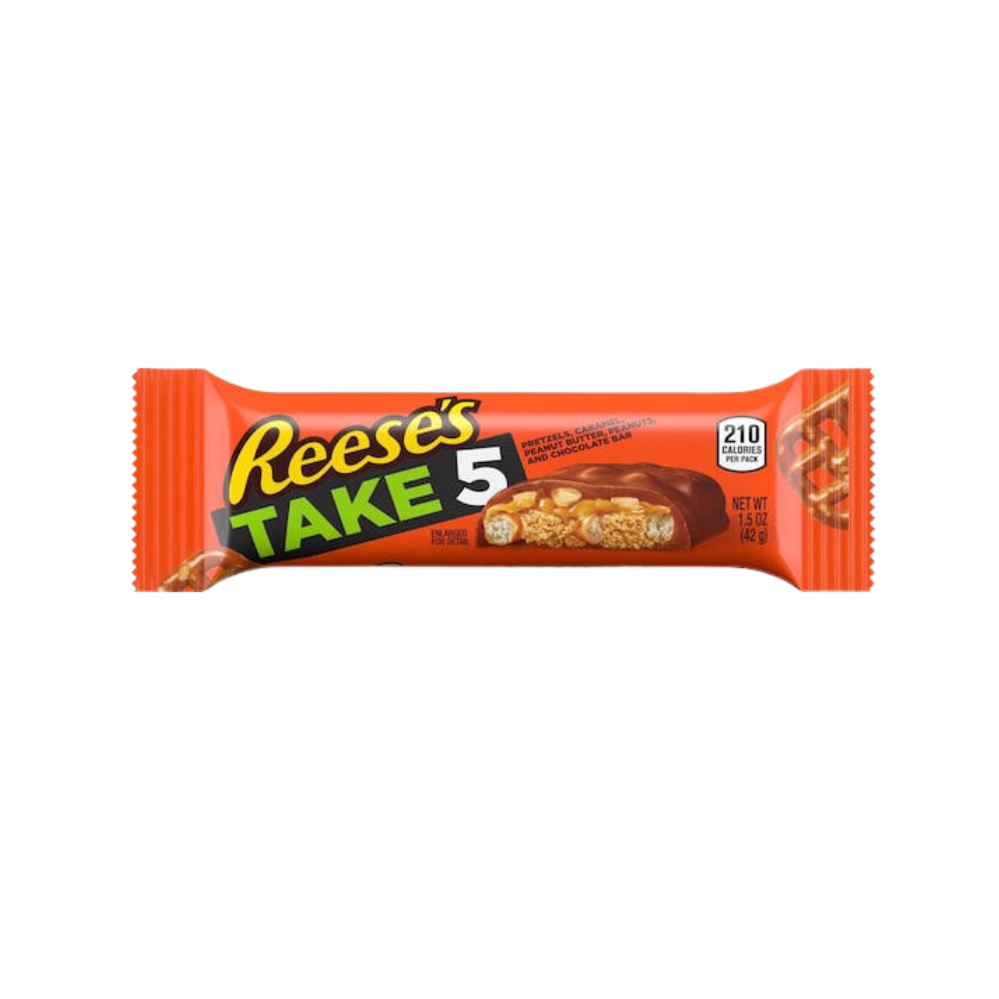 REESE'S TAKE 5 Pretzel, Peanut Butter & Chocolate (18 - Pack)
