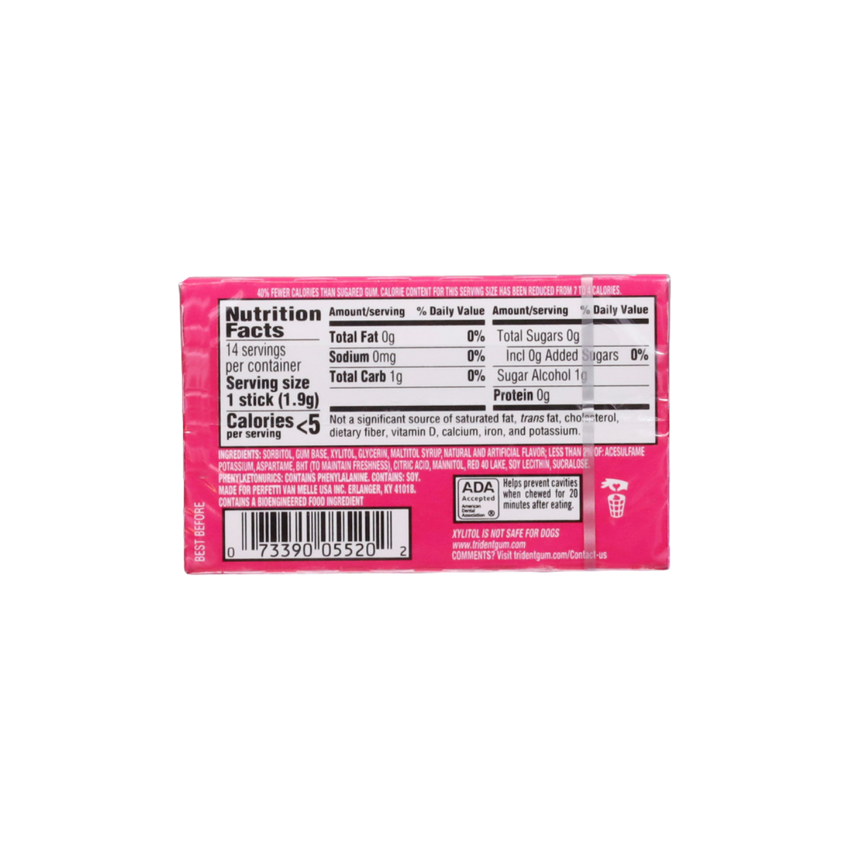 Trident Bubblegum (12 - Pack)