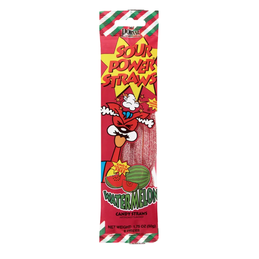 Sour Power Straws